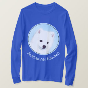 Amerikanska eskimo-Hund - Original Hund Art T Shirt