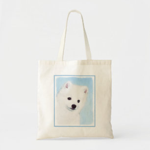 Amerikanska eskimo-Hund - Original Hund Art Tygkasse