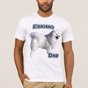 Amerikanska eskimo Hund Pappa 4 T-shirt