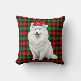 Amerikanska eskimo Hund Red Play-Helgdag Kudde