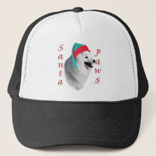 Amerikanska eskimo Hund Santa Tassar Truckerkeps