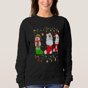 Amerikanska eskimo-Hund, tre julsocklar T Shirt