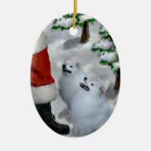 Amerikanska eskimo-julklappar Ornament