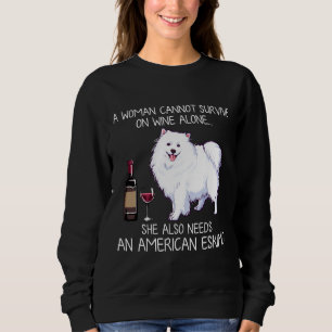 Amerikanska eskimo och Vin Hund Passande T Shirt