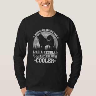 Amerikanska eskimo Pappa som ett reguljärt Pappa H T Shirt