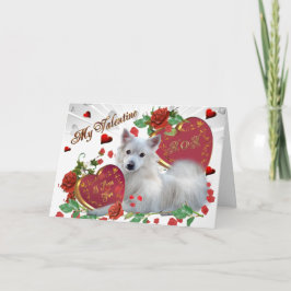 Amerikanska eskimo Valentine MAMMA Helgkort