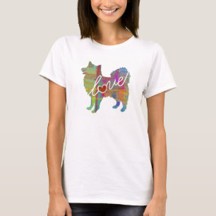 Amerikanska eskimo - vattenfärg t shirt