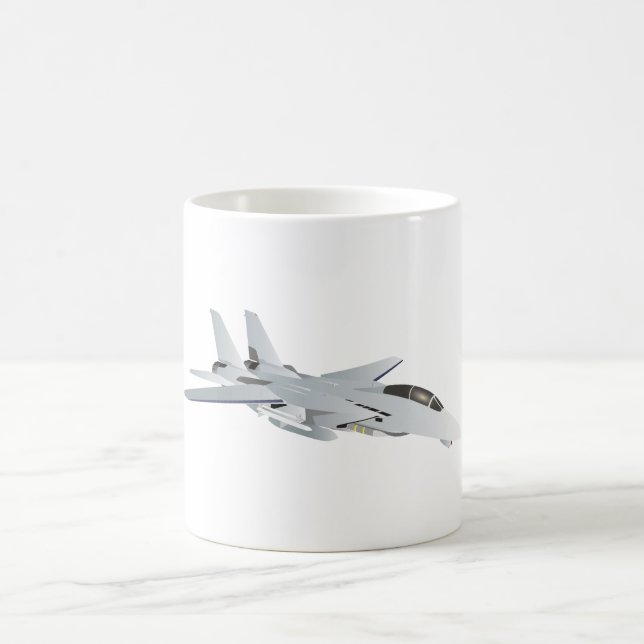 Amerikanska F-14 Jet Fighter Kaffemugg (Center)