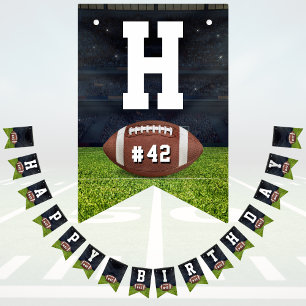 Amerikanska Fält-teamet nummer Grattis på födelsed Vimplar