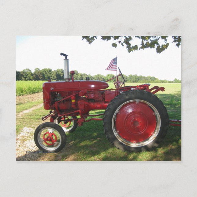 Amerikanska Farmer-vykort Vykort (Framsida)