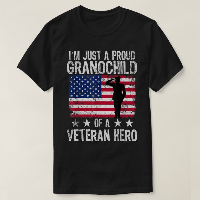 Amerikanska farmor, tack Patriotic Flagga  T Shirt (Design framsida)
