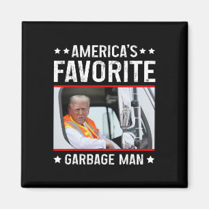 Amerikanska Favorite Sopor Man Funny Trump Sopor Magnet