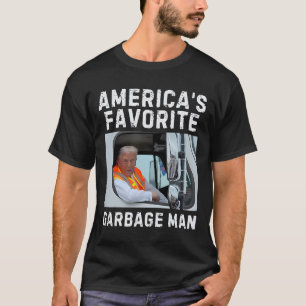 Amerikanska Favorite Sopor Man Trump Sopor Lastbil T Shirt