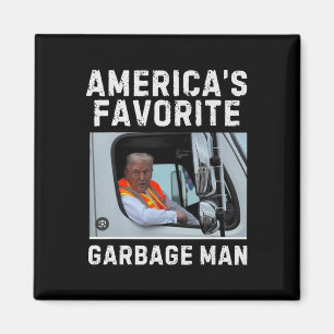 Amerikanska favoritgarge Man Trump 2024 Magnet
