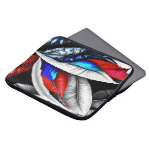 Amerikanska fjädrar laptop fodral