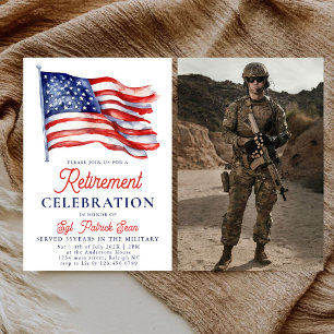 Amerikanska Flagga, 4:e juli-armén Pension Inbjudningar