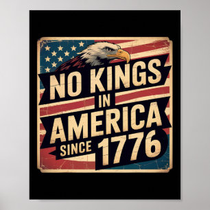 Amerikanska Flagga 4:e juli-dekret nr Kung i Fören Poster