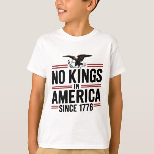 Amerikanska Flagga 4:e juli-dekret nr Kung i Fören T Shirt