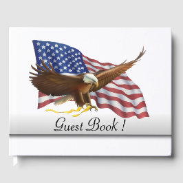 Amerikanska Flagga 4:e juli Guest Bok