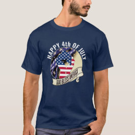 Amerikanska Flagga, 4:e JULY T Shirt