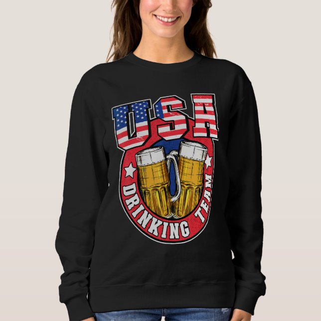 Amerikanska Flagga 4 juli Bee T Shirt (Framsida)