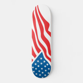 Amerikanska Flagga - 4 juli Mini Skateboard Bräda 18,5 Cm