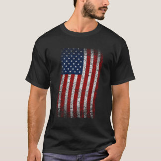 Amerikanska Flagga 4 juli Patriotic USA flagga T Shirt