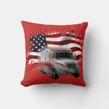 Amerikanska Flagga Ambulance EMT Sjukvårdare Respo