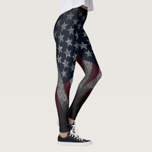 Amerikanska Flagga, Amerika, Patriotic, Old glory, Leggings