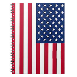 Amerikanska flagga anteckningsbok