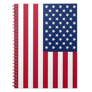 Amerikanska flagga anteckningsbok