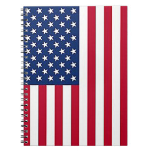 Amerikanska flagga anteckningsbok