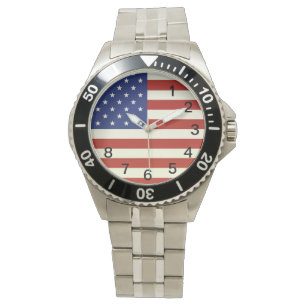 amerikanska FLAGGA Armbandsur