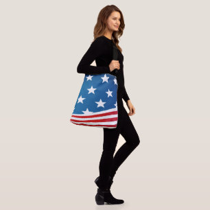 Amerikanska Flagga Axelväska