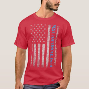 Amerikanska Flagga bästa TOPPUNCLE någonsin Fars d T Shirt