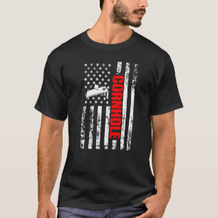 Amerikanska Flagga Bean Bags Utomhussport Patrioti T Shirt