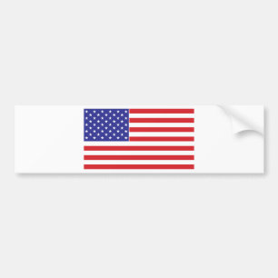 Amerikanska Flagga Bildekal
