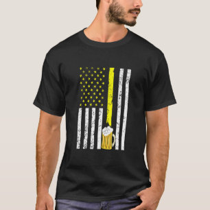 Amerikanska Flagga, Björvbrödet 4 juli T Shirt