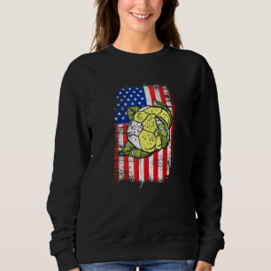 Amerikanska Flagga-blomsterbönder Kärlek Growing C T Shirt