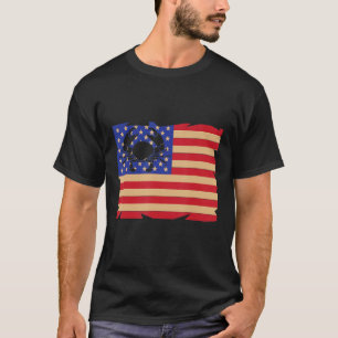 Amerikanska Flagga Crabs Addict Crabbing Blue Crab T Shirt