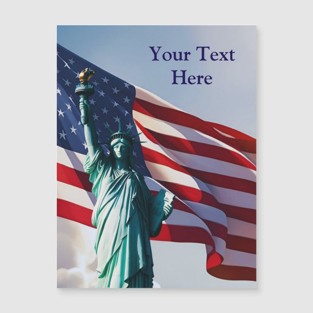Amerikanska Flagga Dam Liberty (Framsida)