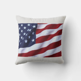 Amerikanska flagga Dekorativ kudde
