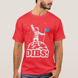 Amerikanska Flagga den 4:e roliga Astronaut i Måne T Shirt