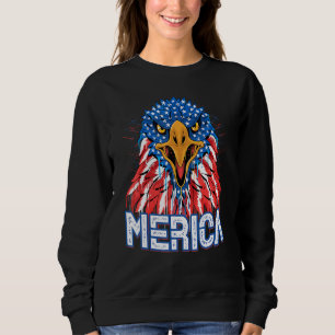Amerikanska Flagga Design Örn Mullet 4 juli T Shirt