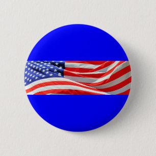 Amerikanska Flagga, du kan lägga till text och lad Knapp