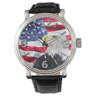 AMERIKANSKA FLAGGA & EGET ARMBANDSUR