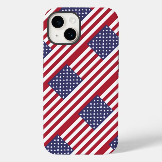 Amerikanska Flagga-Fodral-Mate iphone case (Baksida)