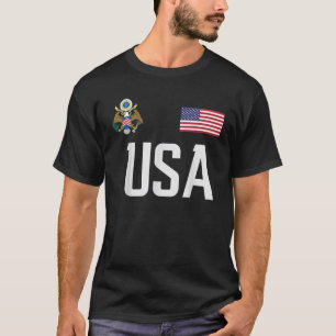 Amerikanska Flagga Football Soccer Fläkt Manar Wom T Shirt