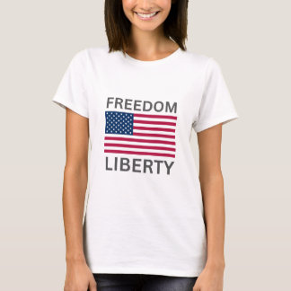 Amerikanska Flagga Freedom Liberty™ Women's T Shirt