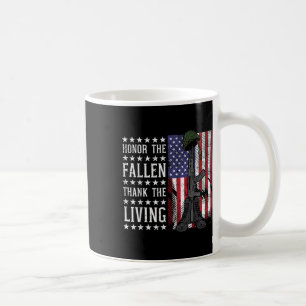 Amerikanska Flagga hedrar minnet av Fallen, som ta Kaffemugg